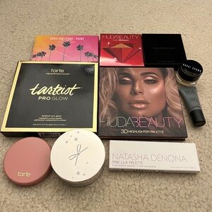 Brand New Makeup Bundle - ABH, Tarte, Natasha Denona, Huda